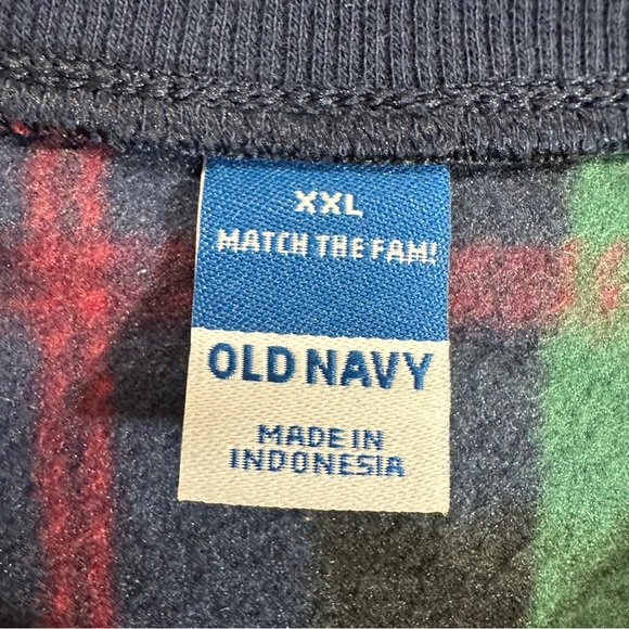 Old Navy Unisex 2 Piece Holiday Matching Pajama Set in Plaid XXL - Picture 3 of 7